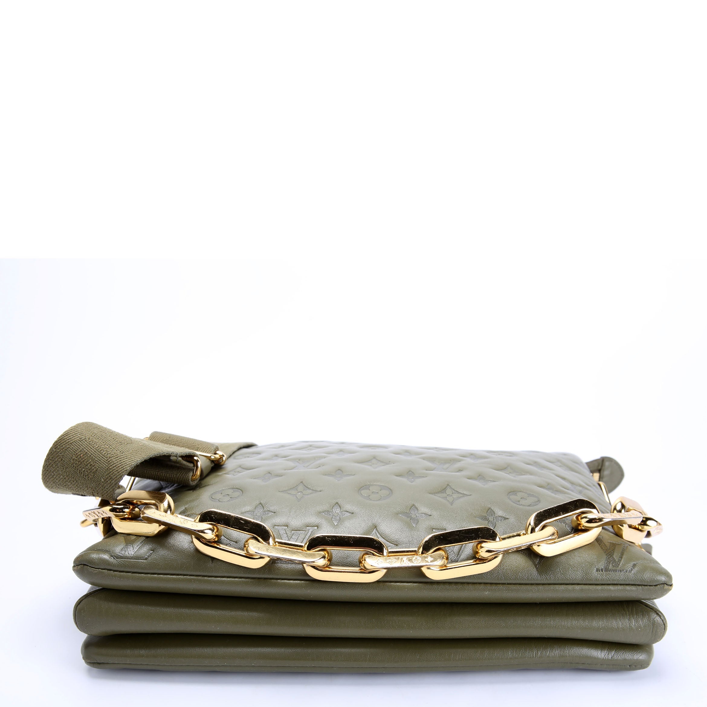 Coussin MM Lambskin Green
