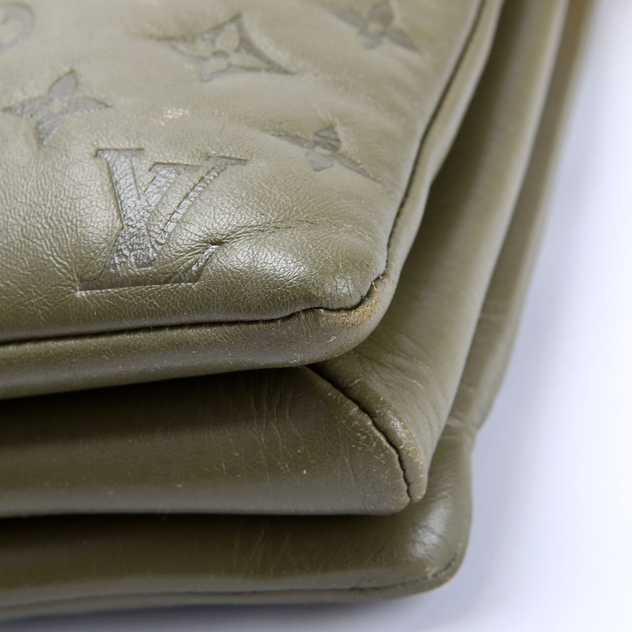 Coussin MM Lambskin Green