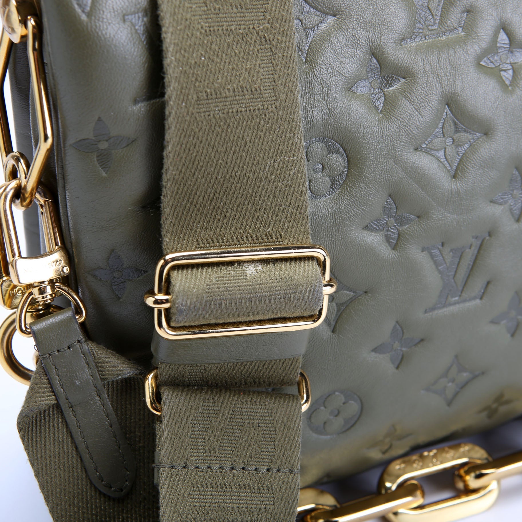 Coussin MM Lambskin Green