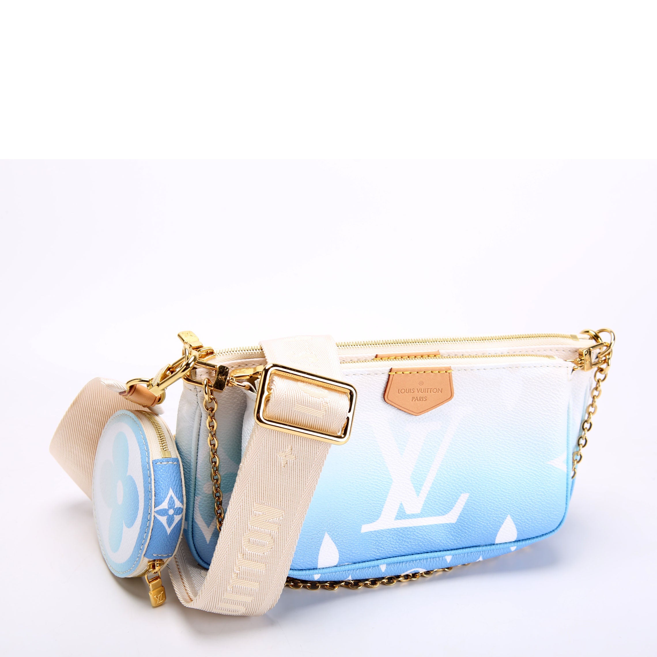 Multi Pochette By The Pool Blue/Beige