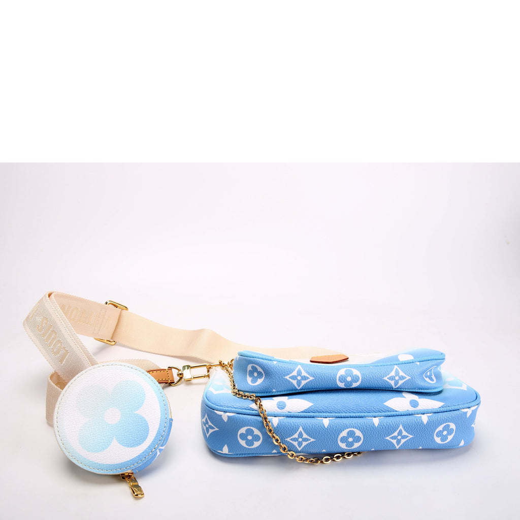 Multi Pochette By The Pool Blue/Beige