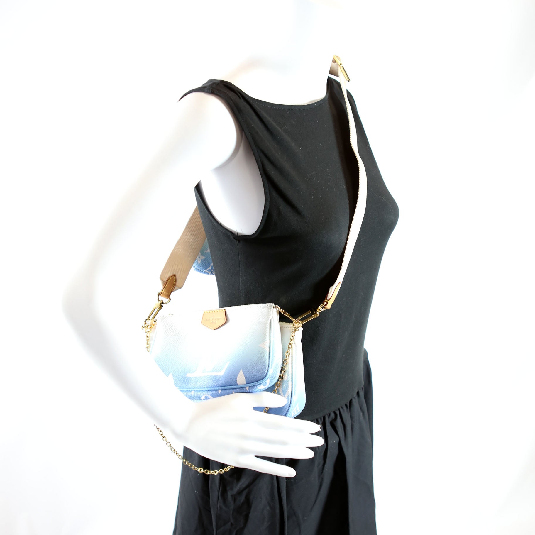 Multi Pochette By The Pool Blue/Beige