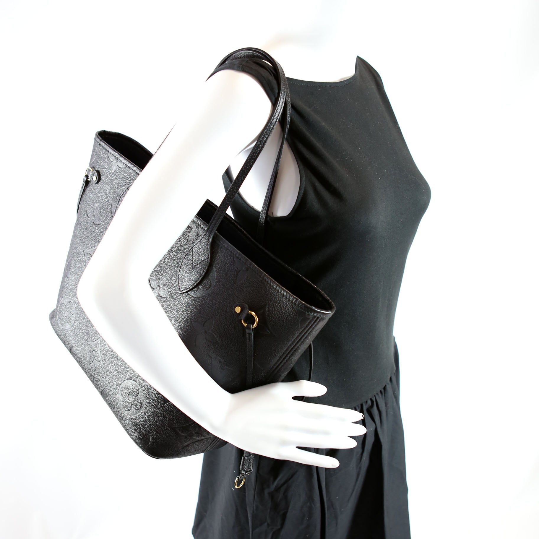 Neverfull With Wallet MM Empreinte Black