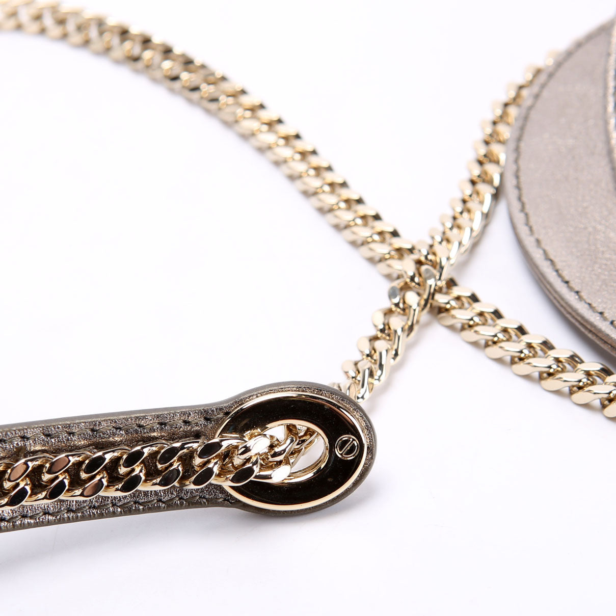 Lady Dior Mini Metallic Lambskin Silver