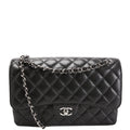 Classic Flap Jumbo Caviar RFID Black