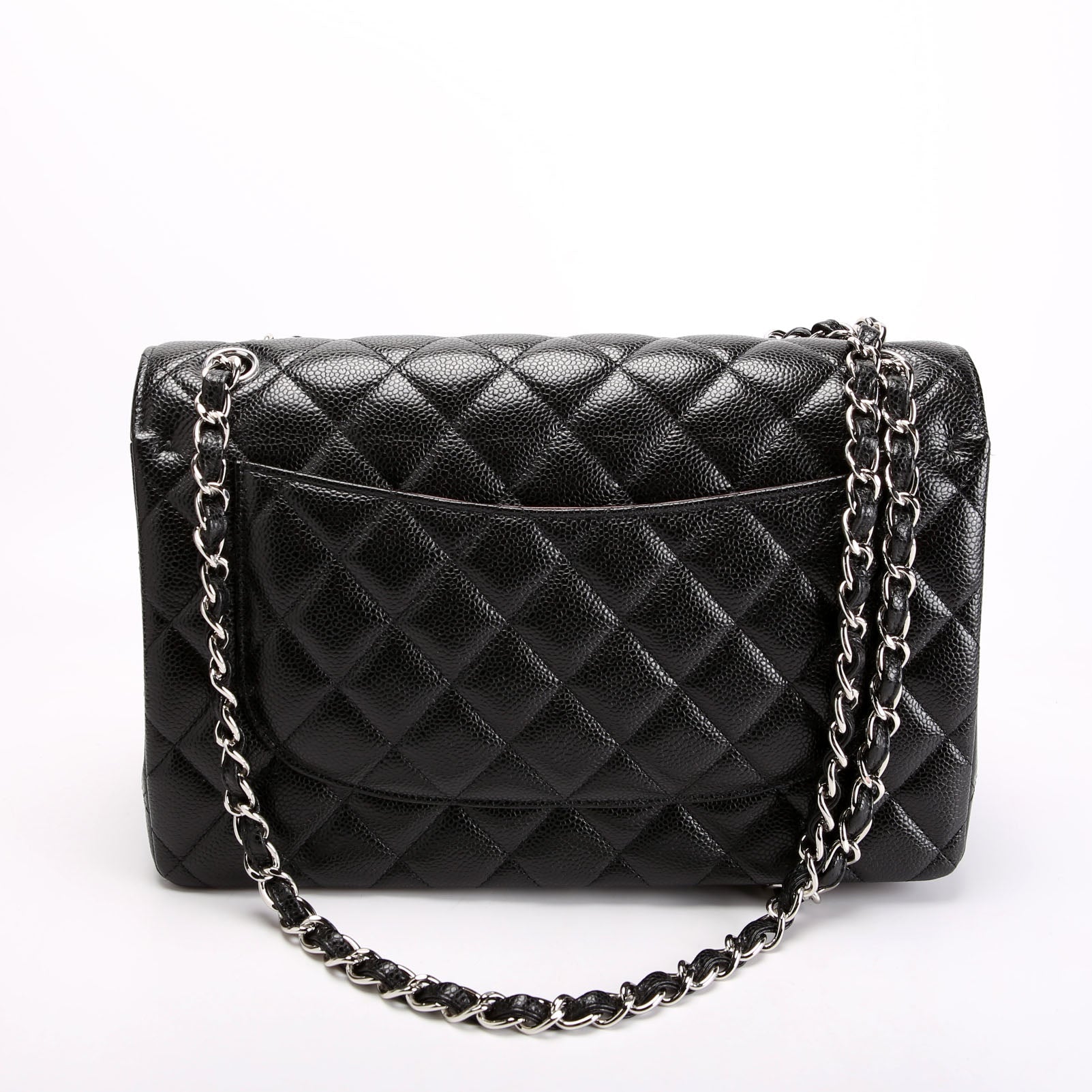 Classic Flap Jumbo Caviar RFID Black