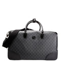 Gucci 696015 GG Supreme Interlocking G Large Duffle Bag Black/Gray