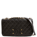CC Filigree Flap Bag Medium Caviar 23M Black