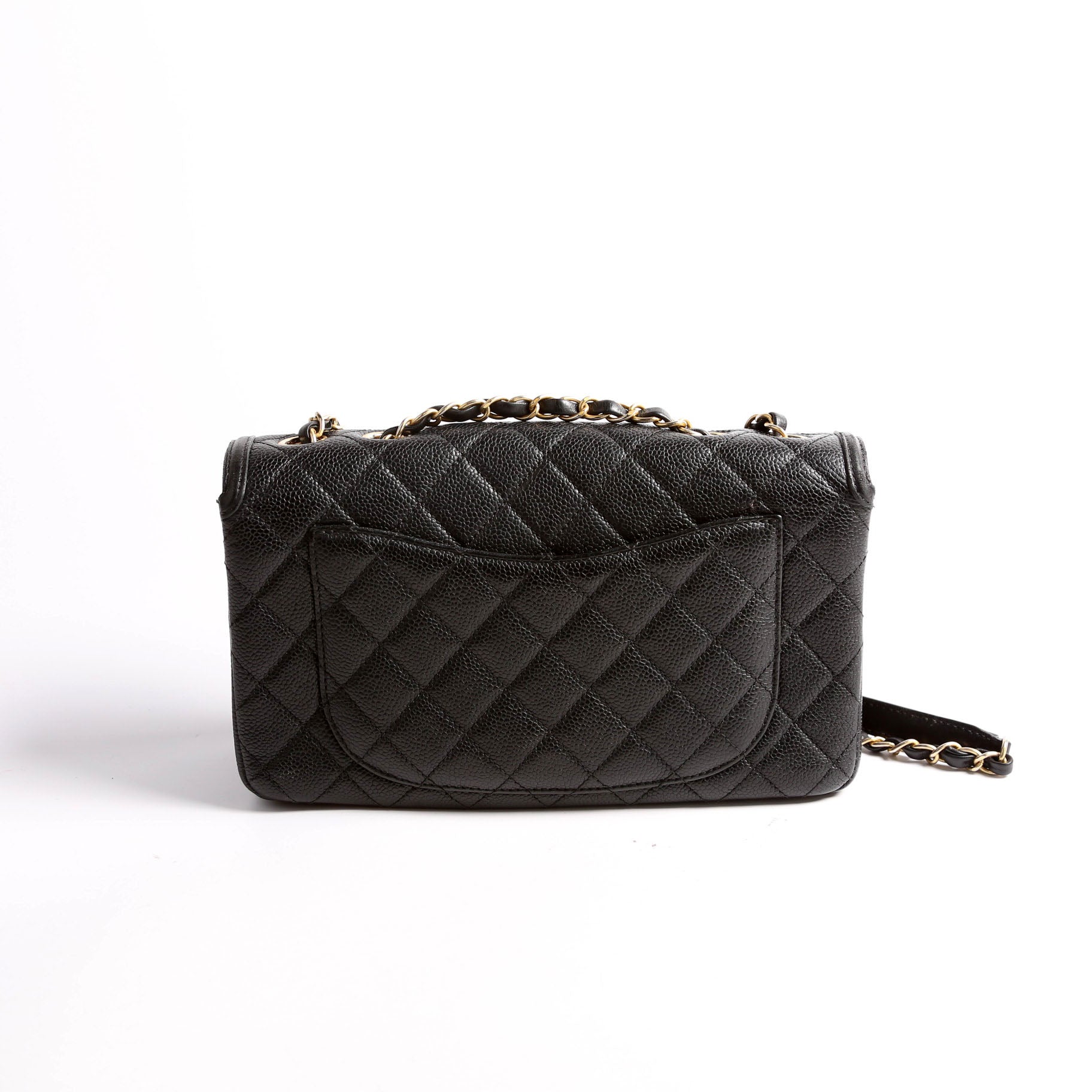 CC Filigree Flap Bag Medium Caviar 23M Black