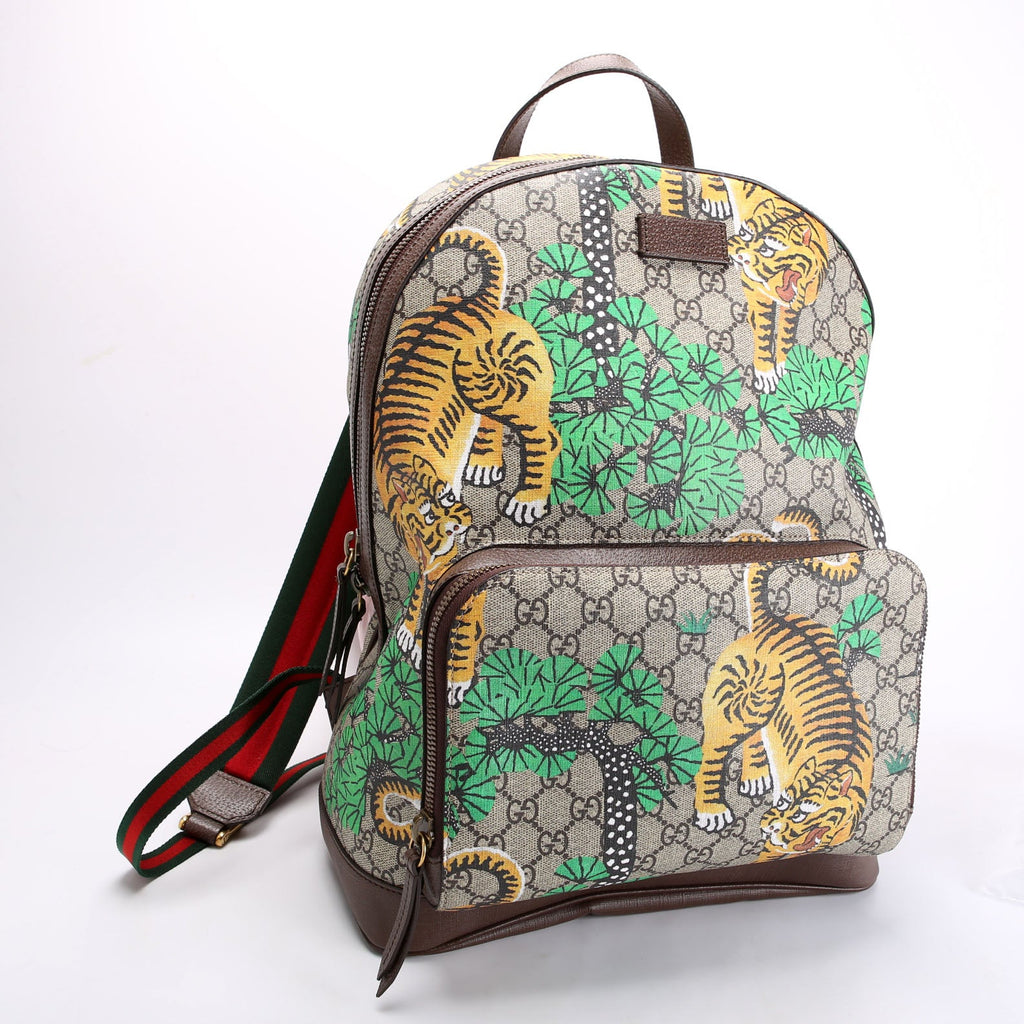 428027 GG Supreme Bengal Backpack Beige/Multicolor
