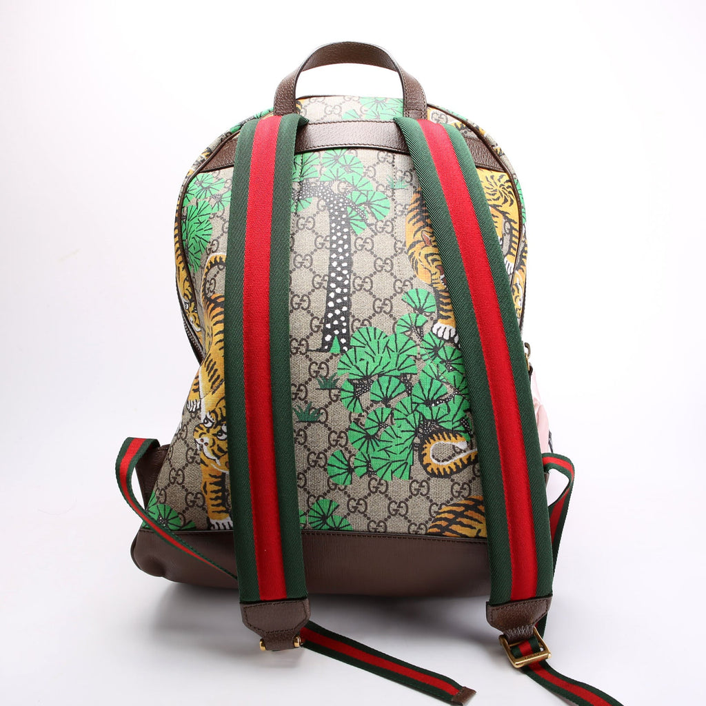 428027 GG Supreme Bengal Backpack Beige/Multicolor
