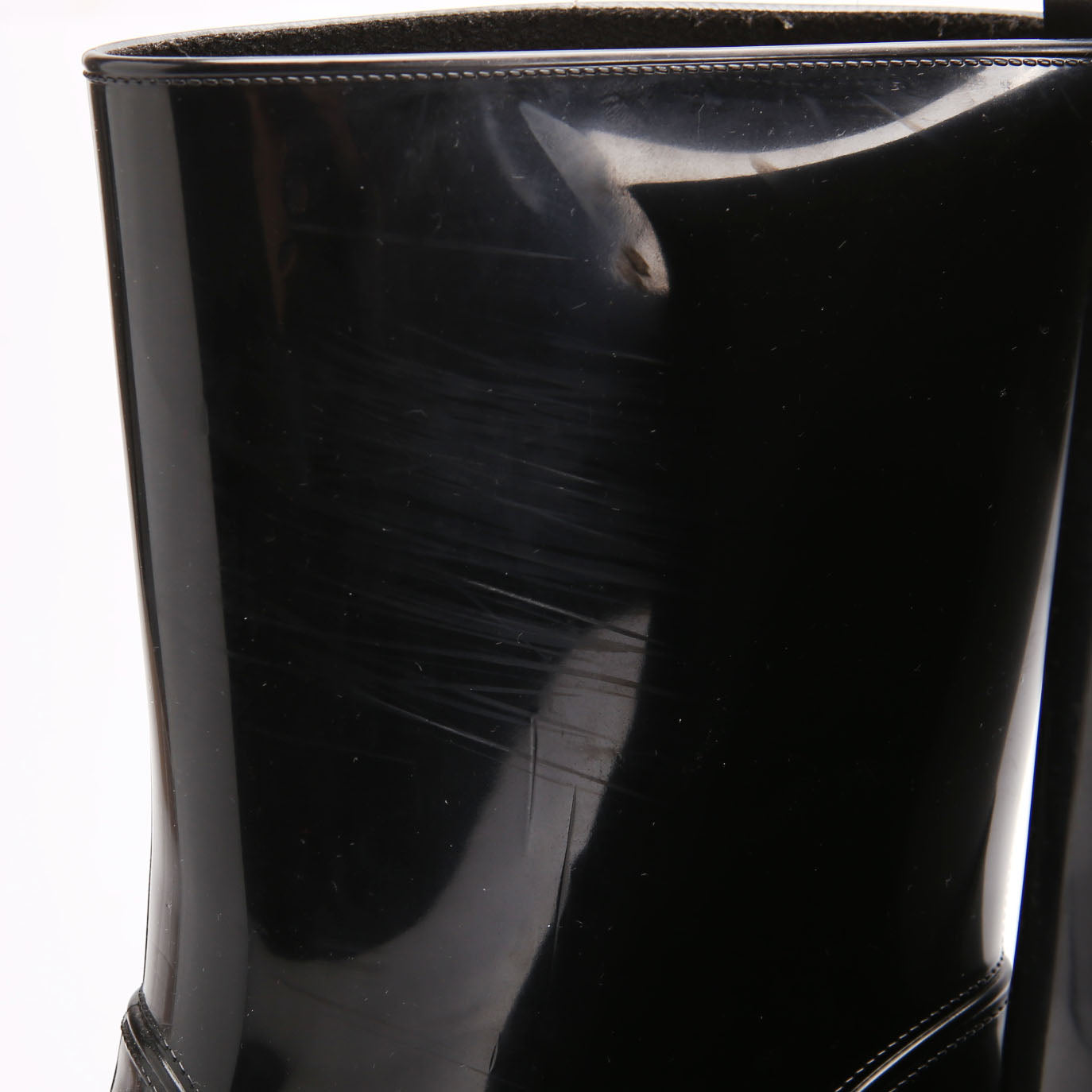 Loubirain 70MM Rubber Rain Boots Size 39 Black