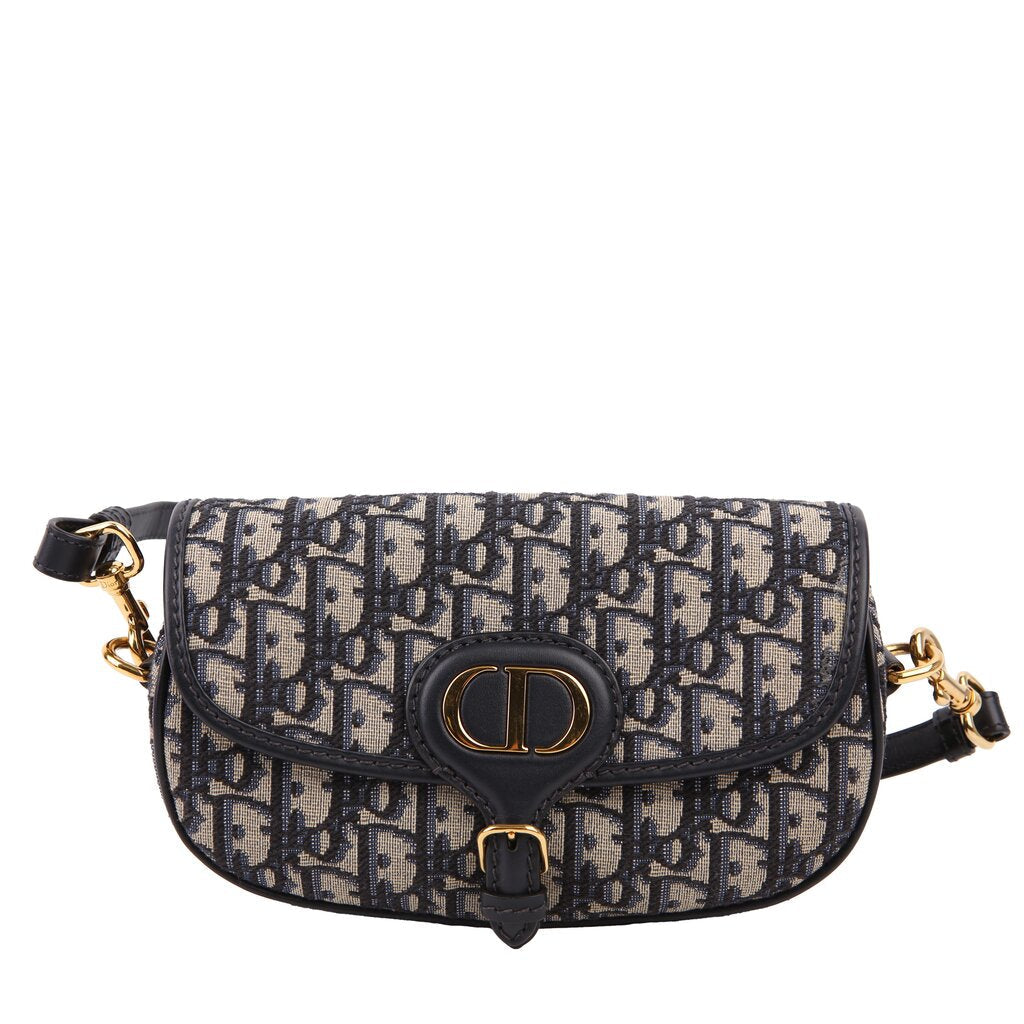 Dior Bobby Bag East-West Oblique Blue