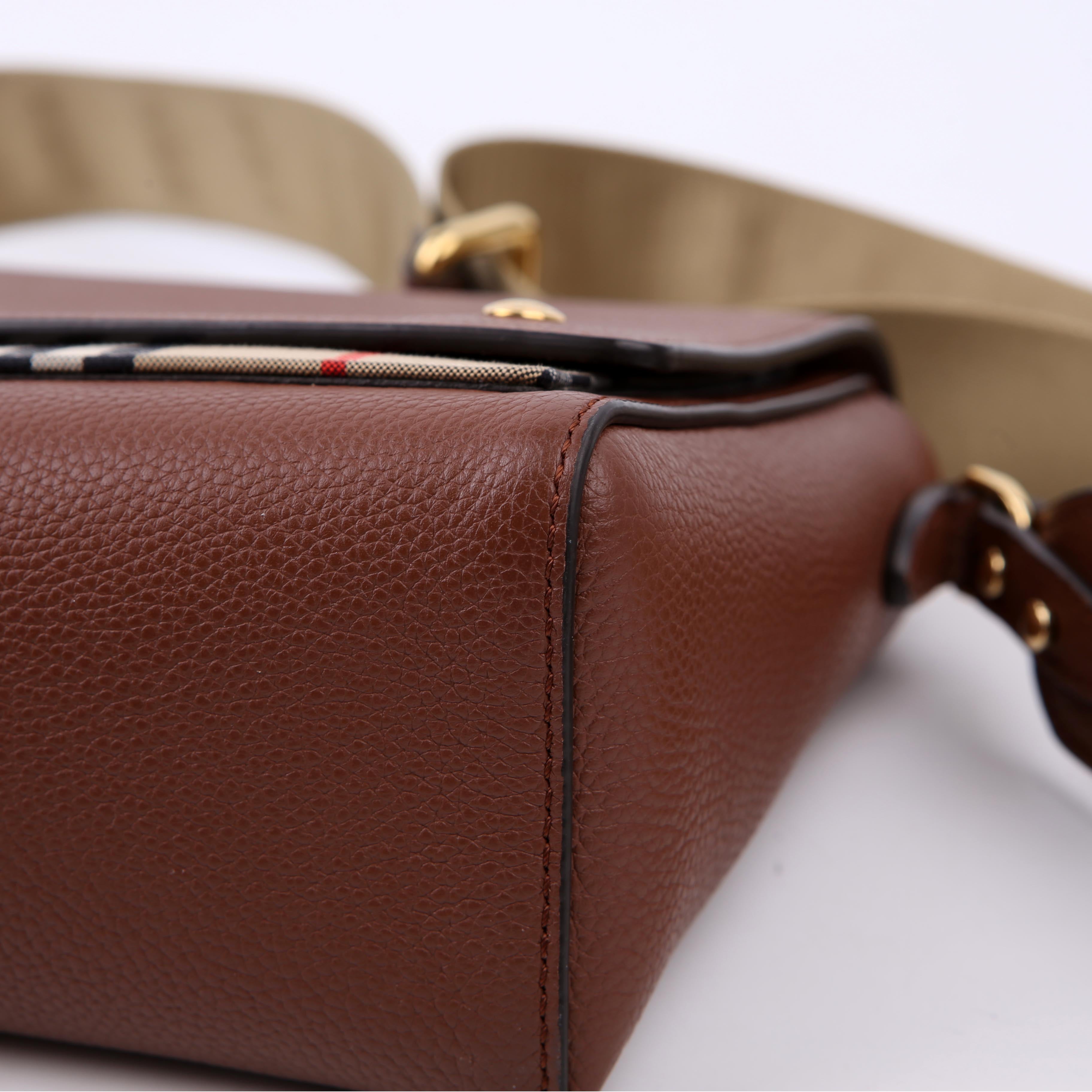 Note Vintage Check Crossbody Brown
