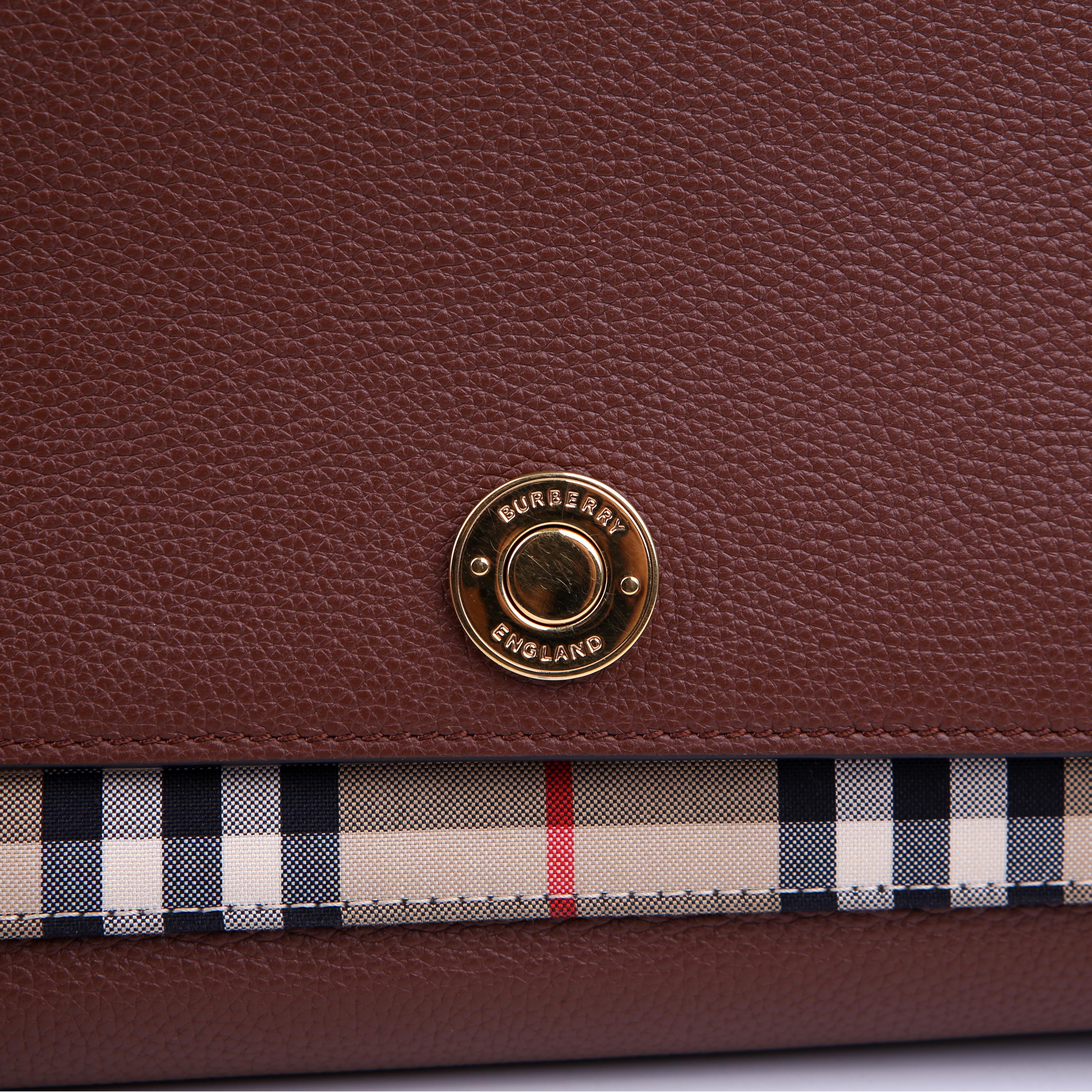 Note Vintage Check Crossbody Brown