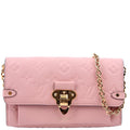 Vavin Chain Wallet Empreinte Pink