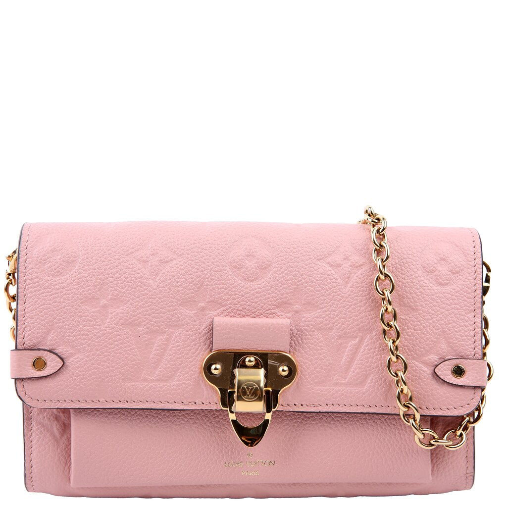 Vavin Chain Wallet Empreinte Pink