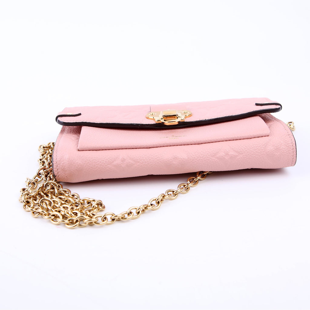 Vavin Chain Wallet Empreinte Pink