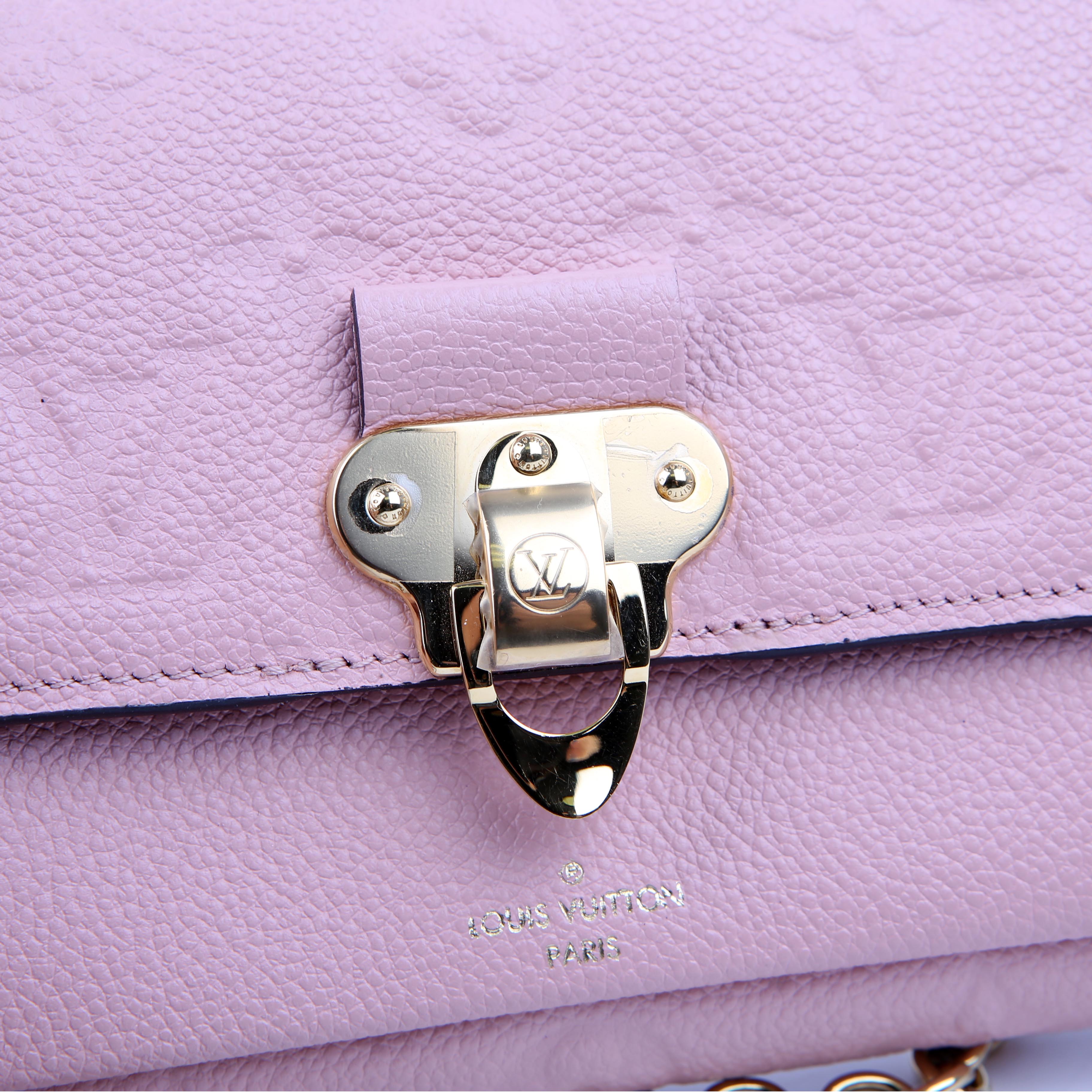 Vavin Chain Wallet Empreinte Pink