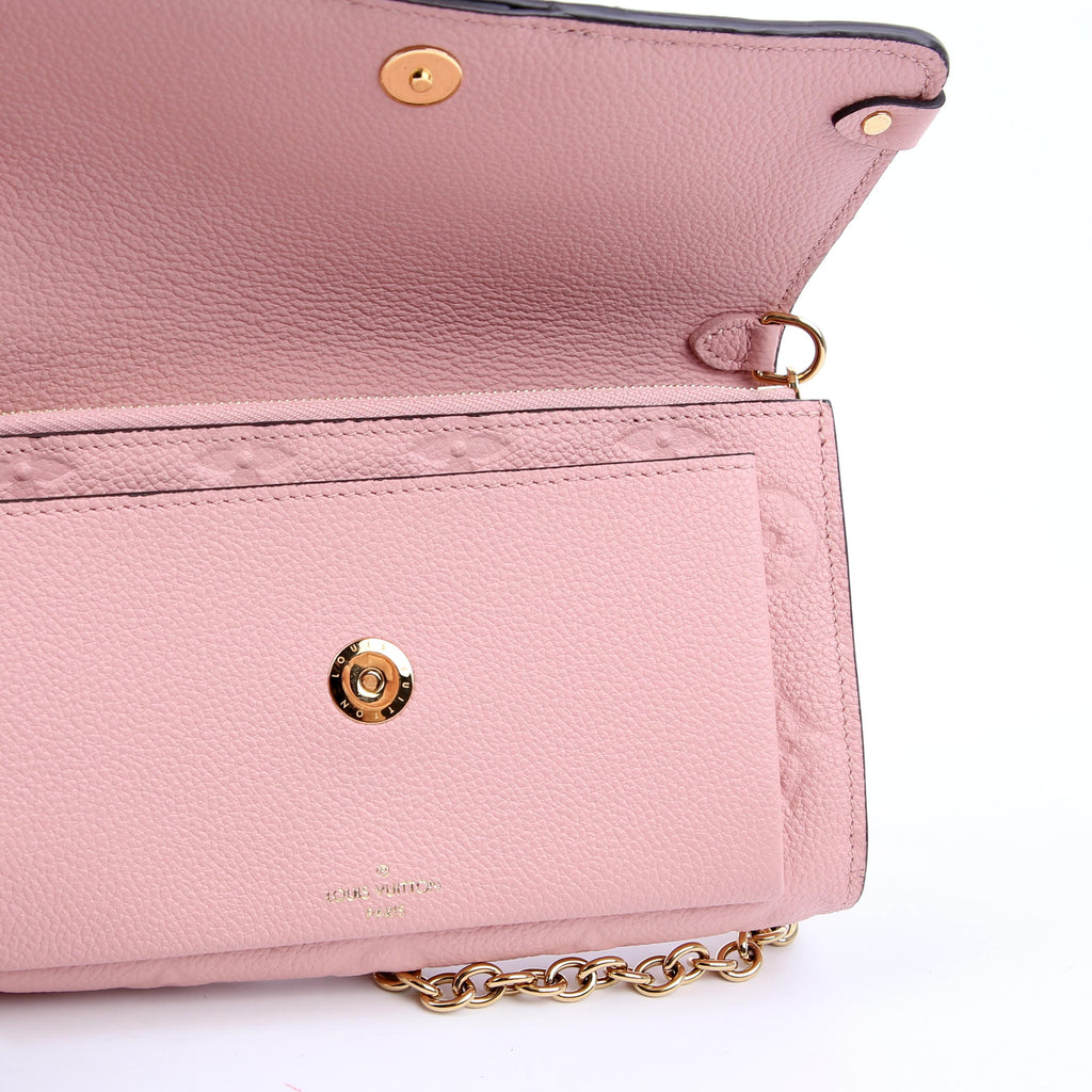 Vavin Chain Wallet Empreinte Pink