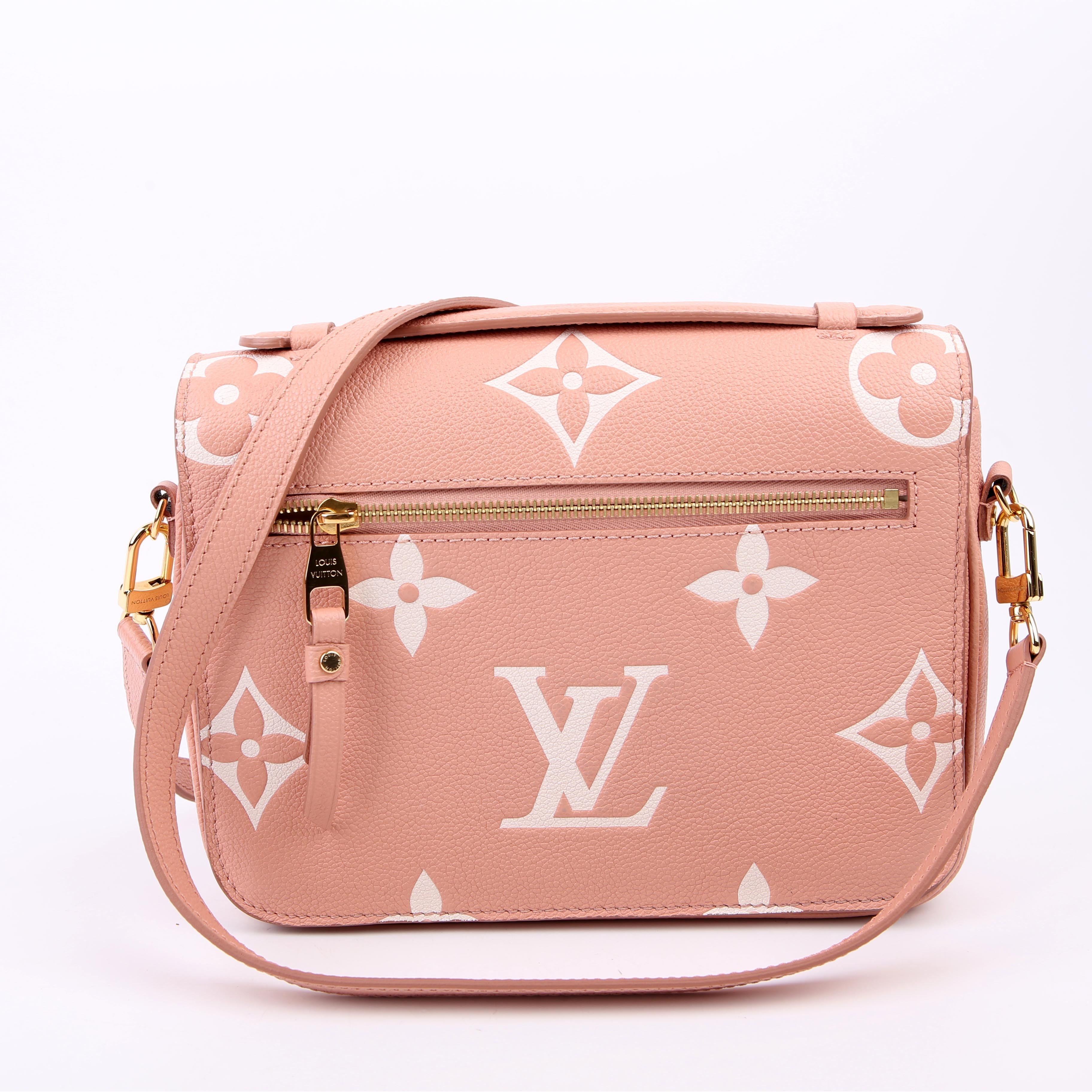 Pochette Metis Empreinte Bicolor Pink