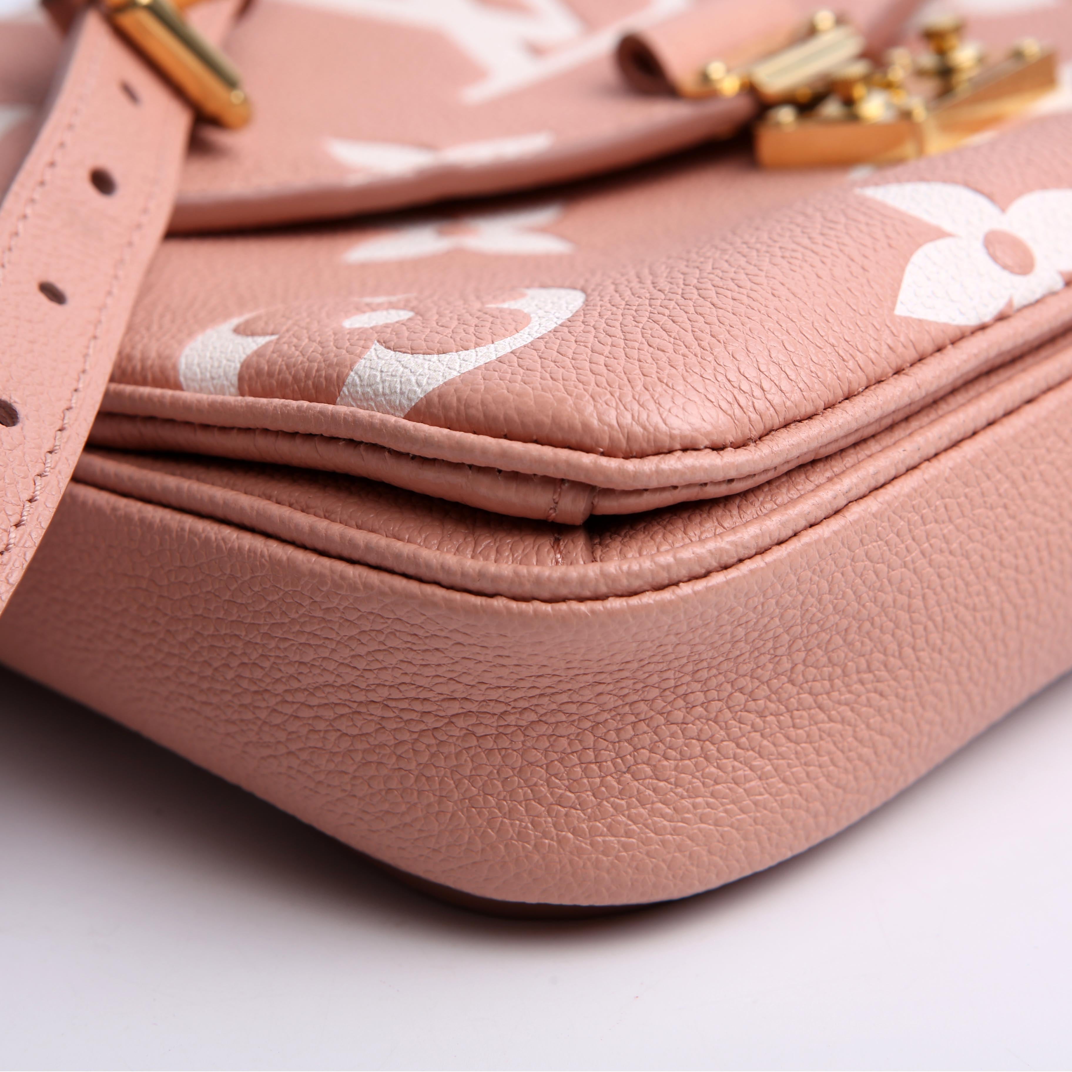 Pochette Metis Empreinte Bicolor Pink