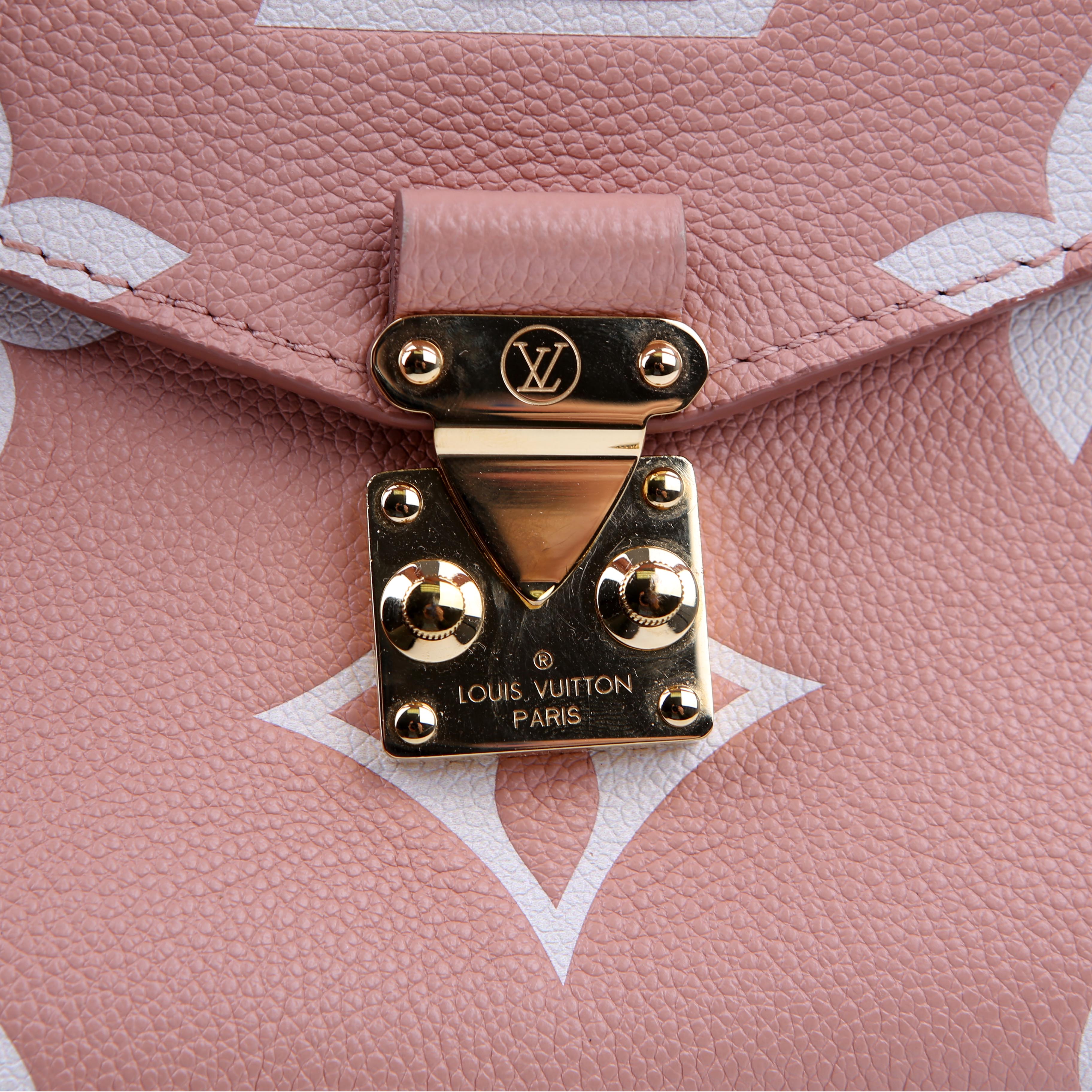 Pochette Metis Empreinte Bicolor Pink