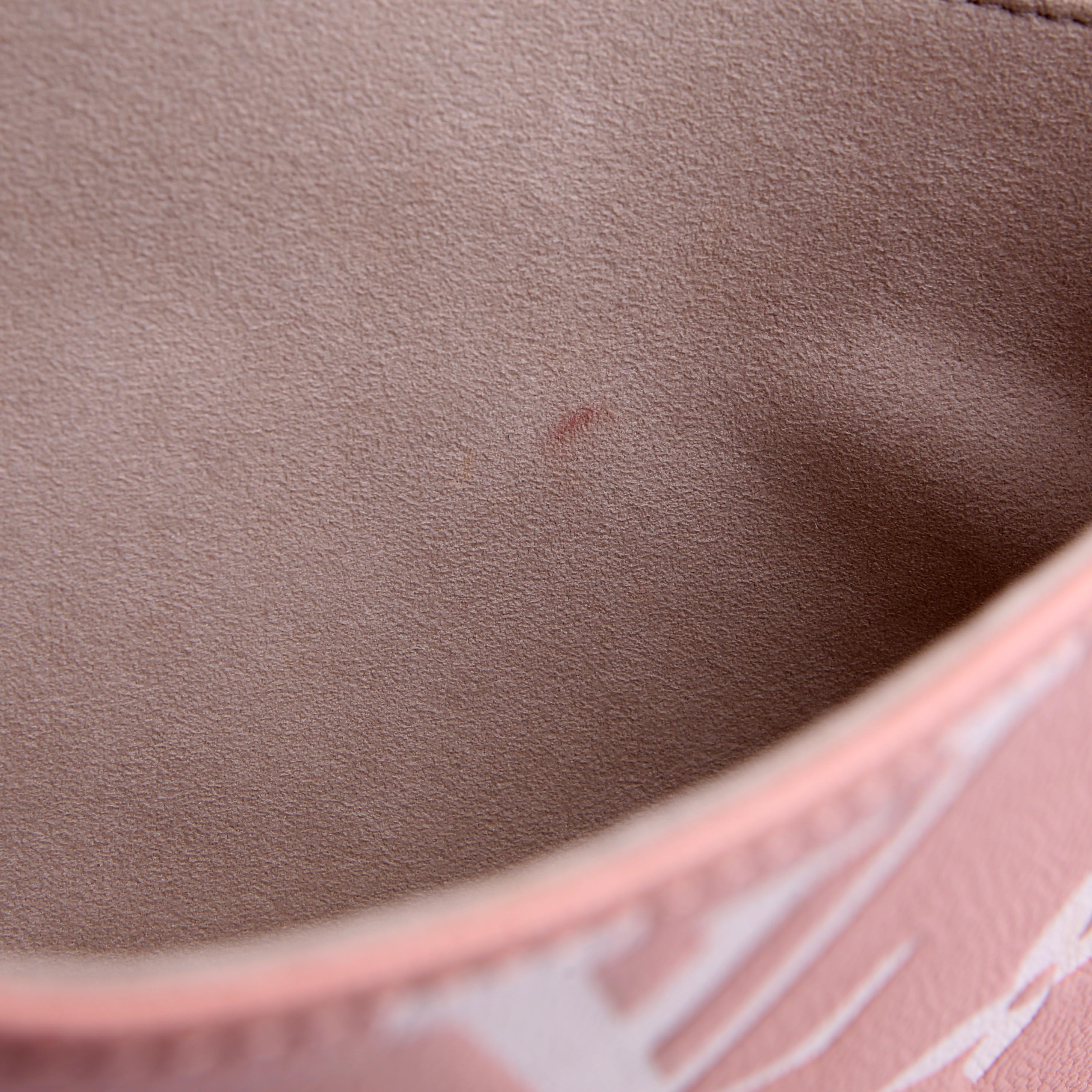 Pochette Metis Empreinte Bicolor Pink