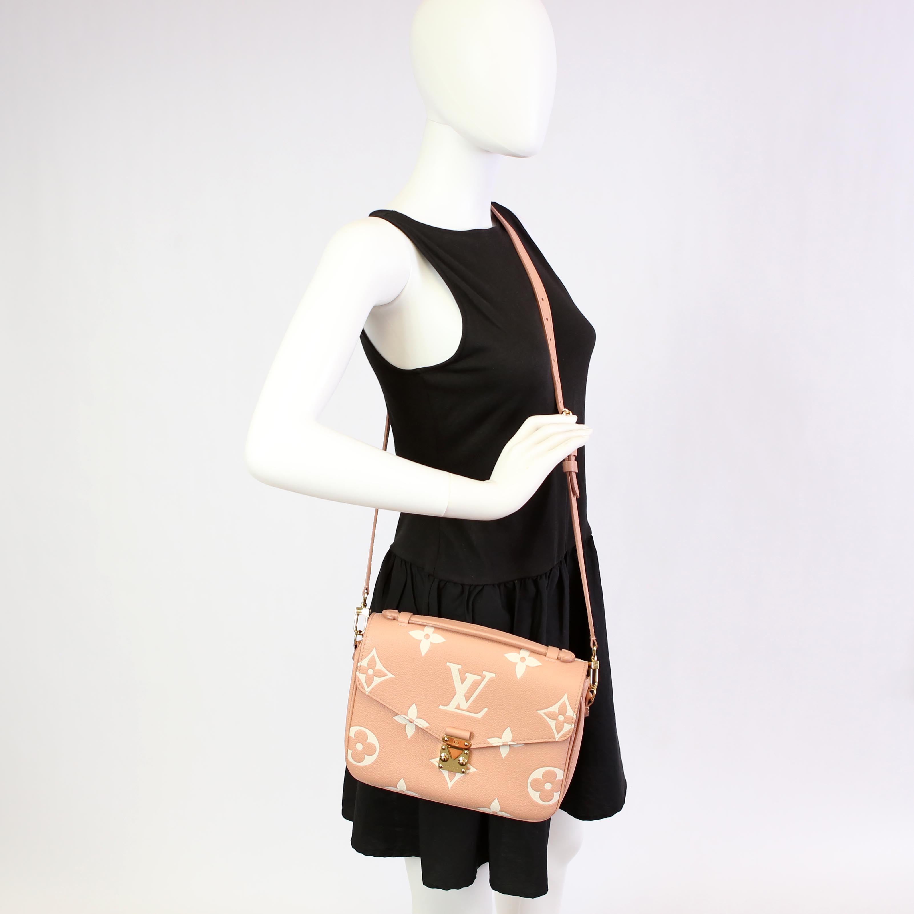 Pochette Metis Empreinte Bicolor Pink