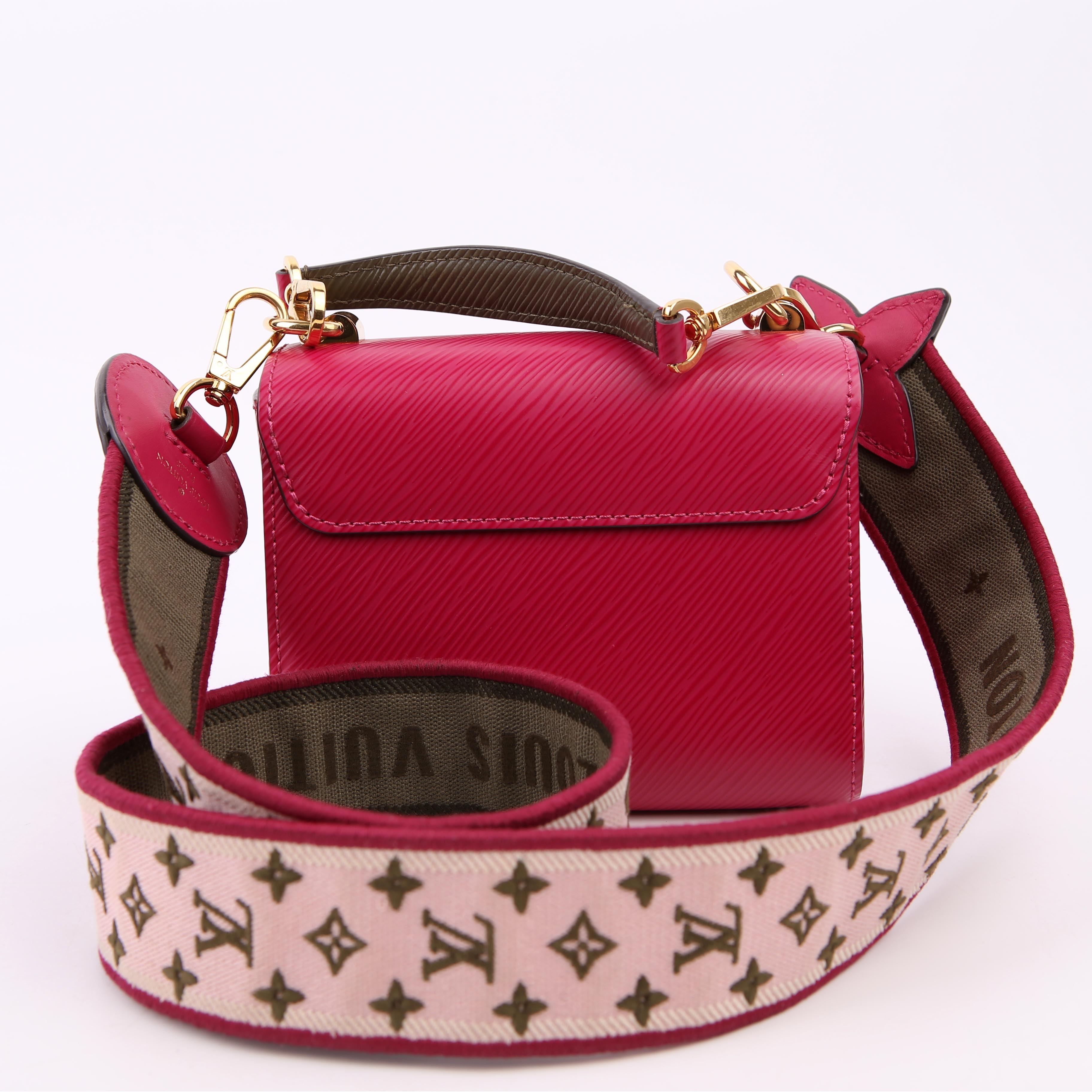 Twist Top Handle Mini Epi Pink