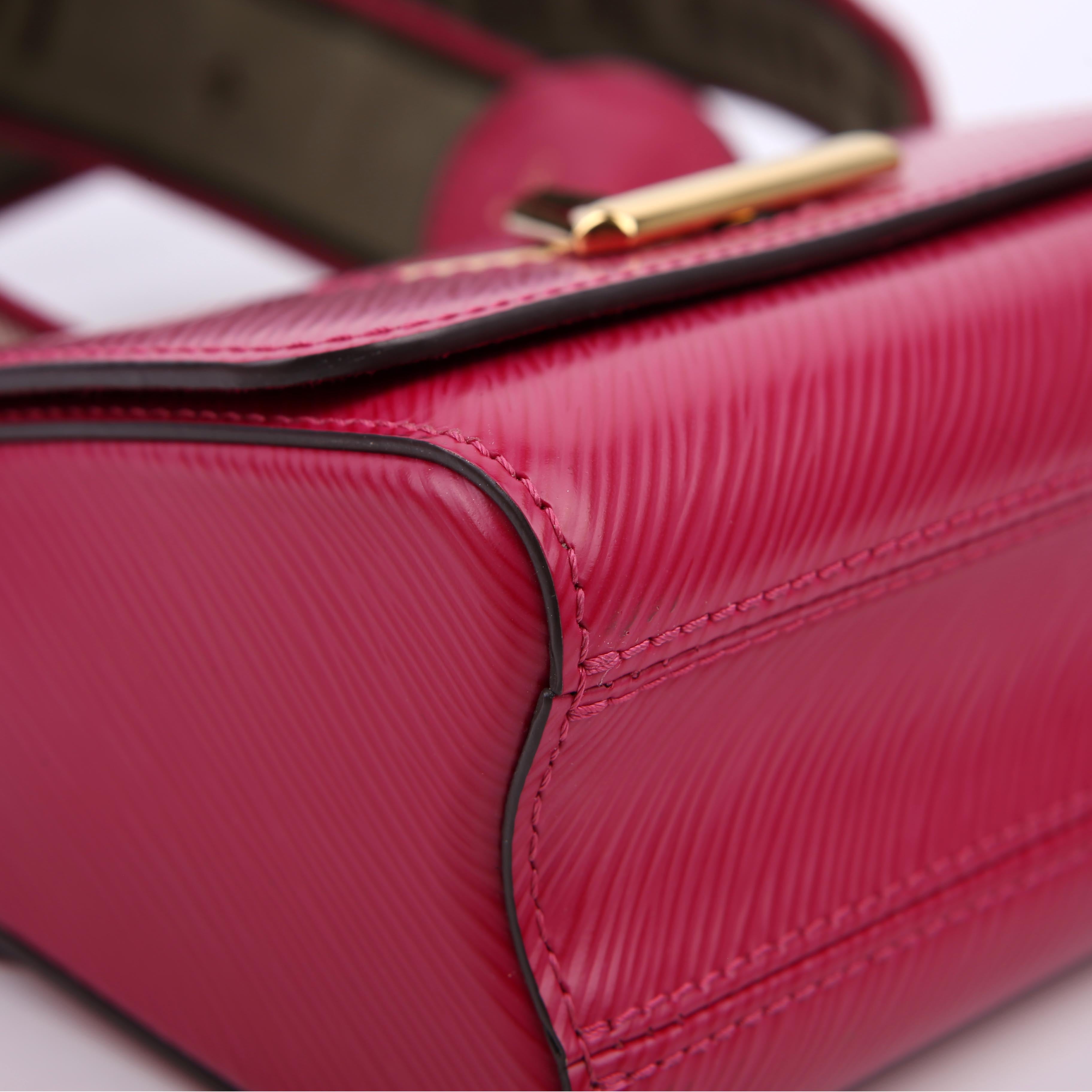 Twist Top Handle Mini Epi Pink