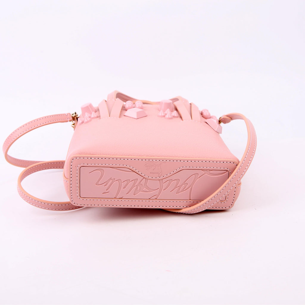 Cabata Mini Tote North/South Leather Pink