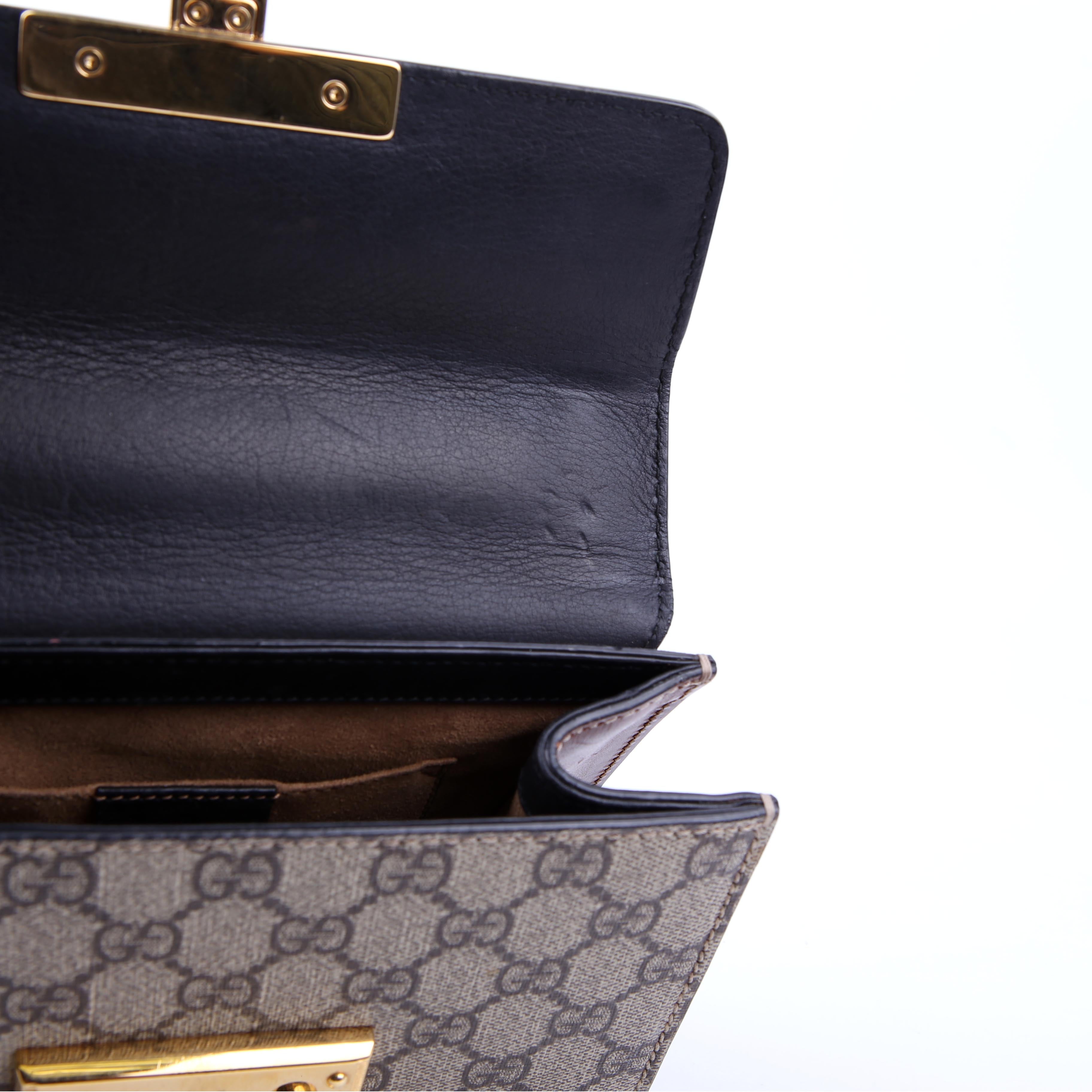 Gucci 409487 Padlock GG Supreme Small