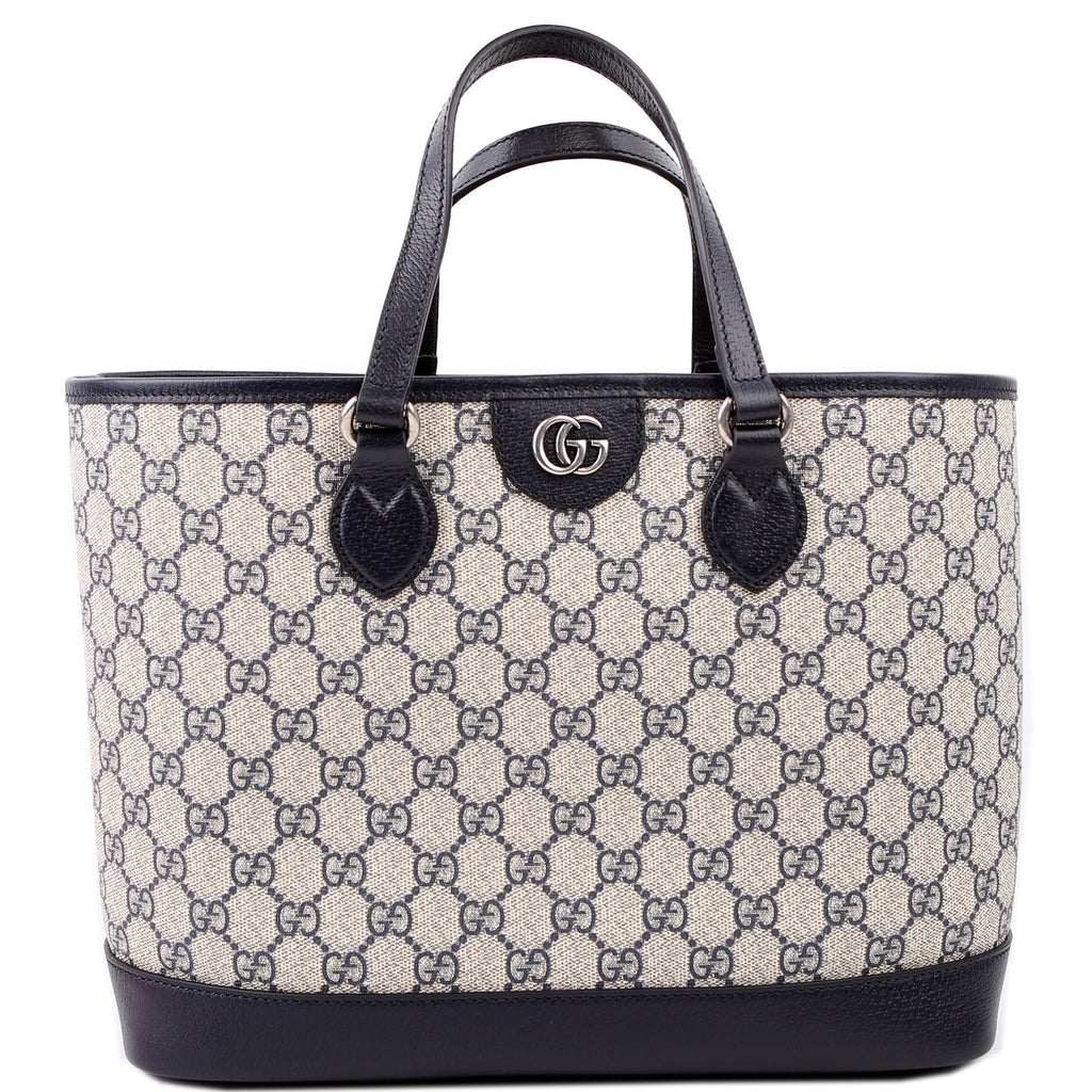765043 GG Supreme Ophidia Shoulder Tote Medium Blue