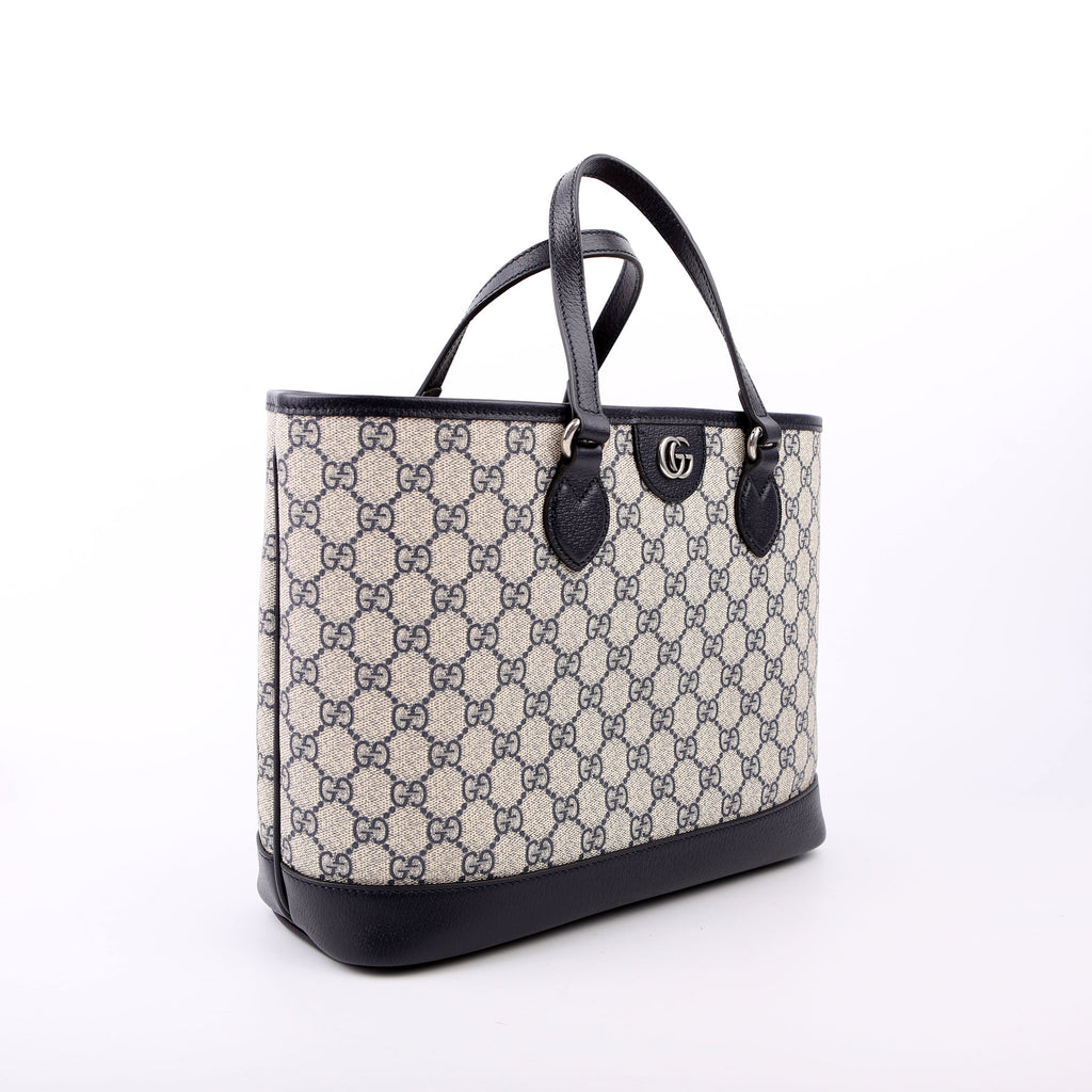765043 GG Supreme Ophidia Shoulder Tote Medium Blue