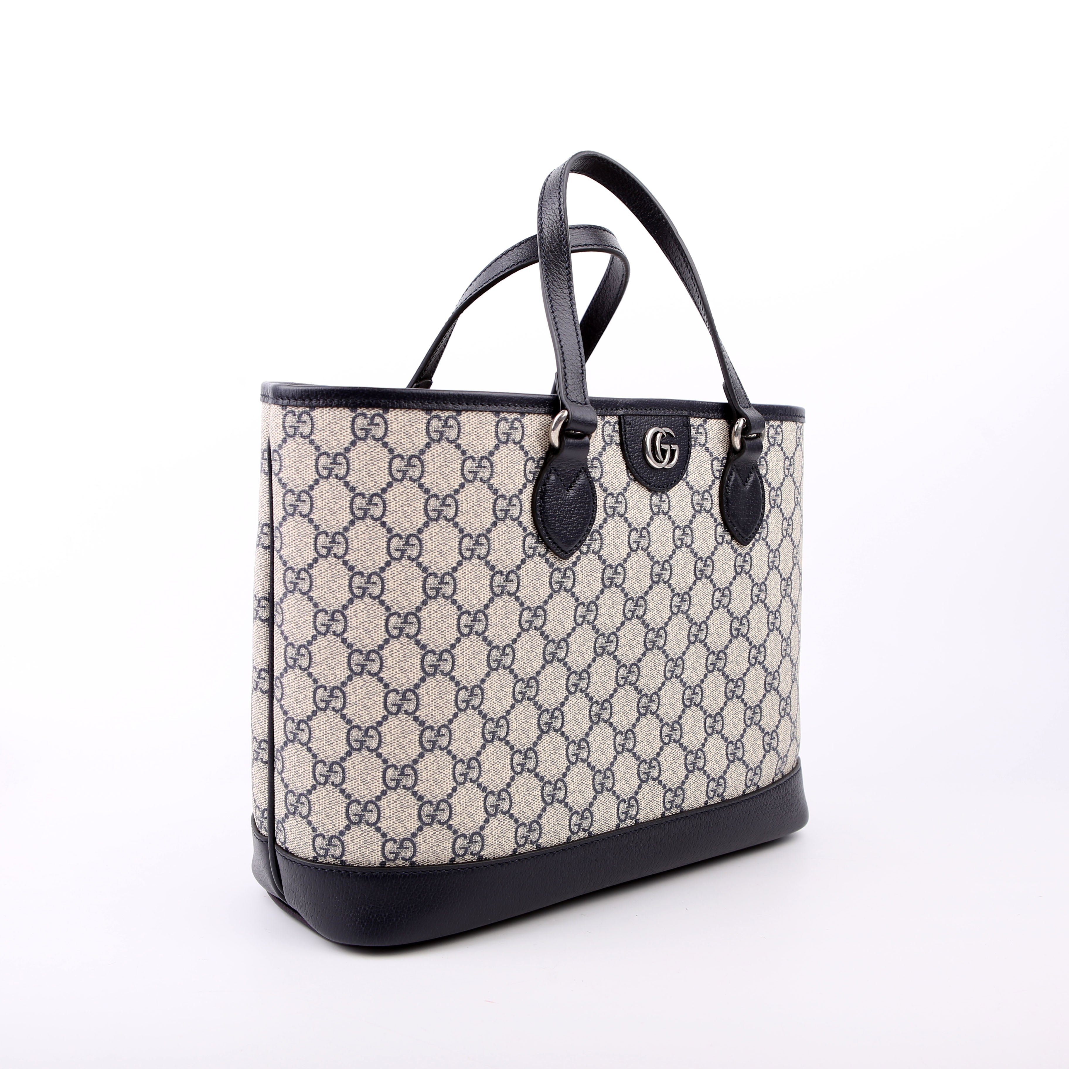 765043 GG Supreme Ophidia Shoulder Tote Medium Blue