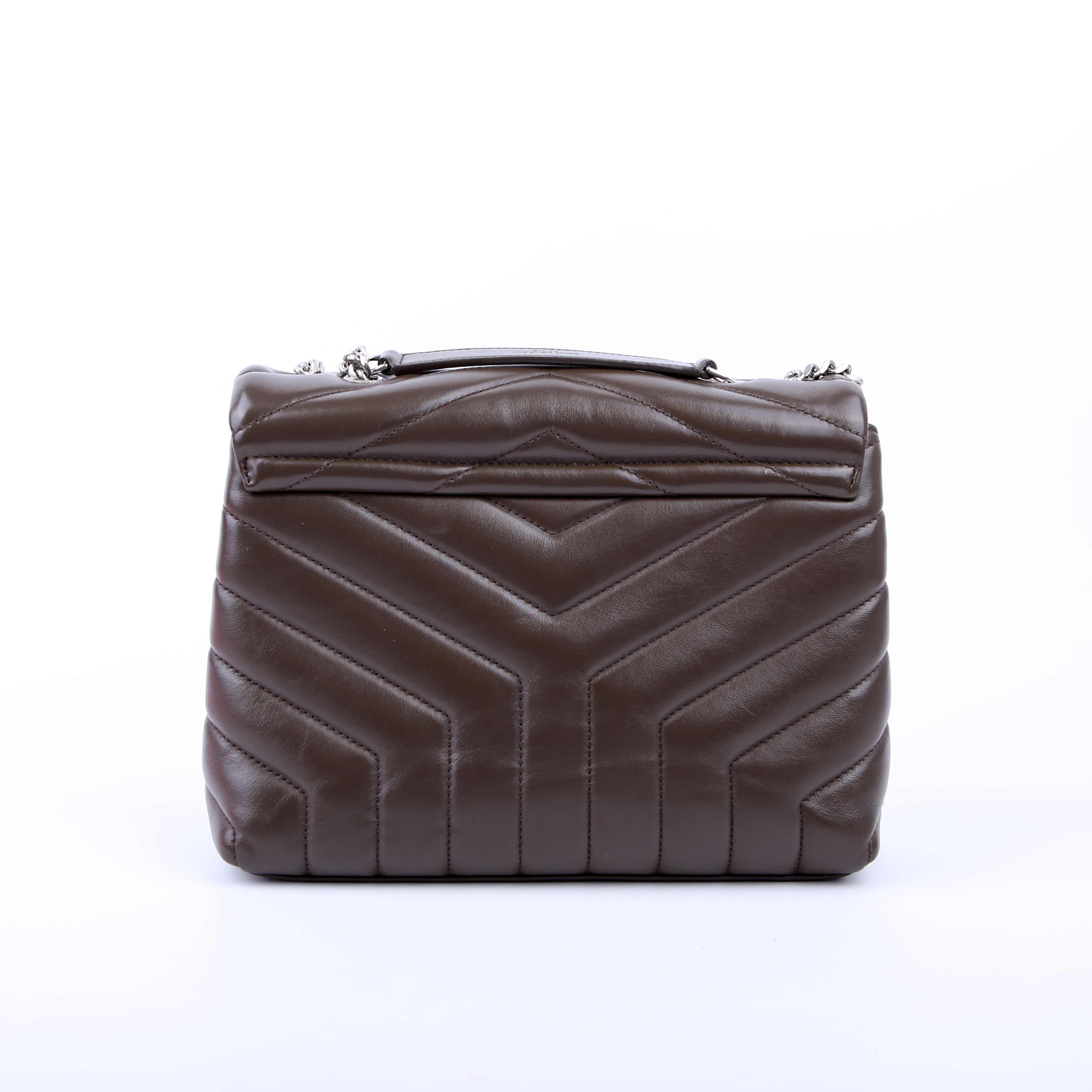SAINT LAURENT LouLou Satchel Small 494699 Grey