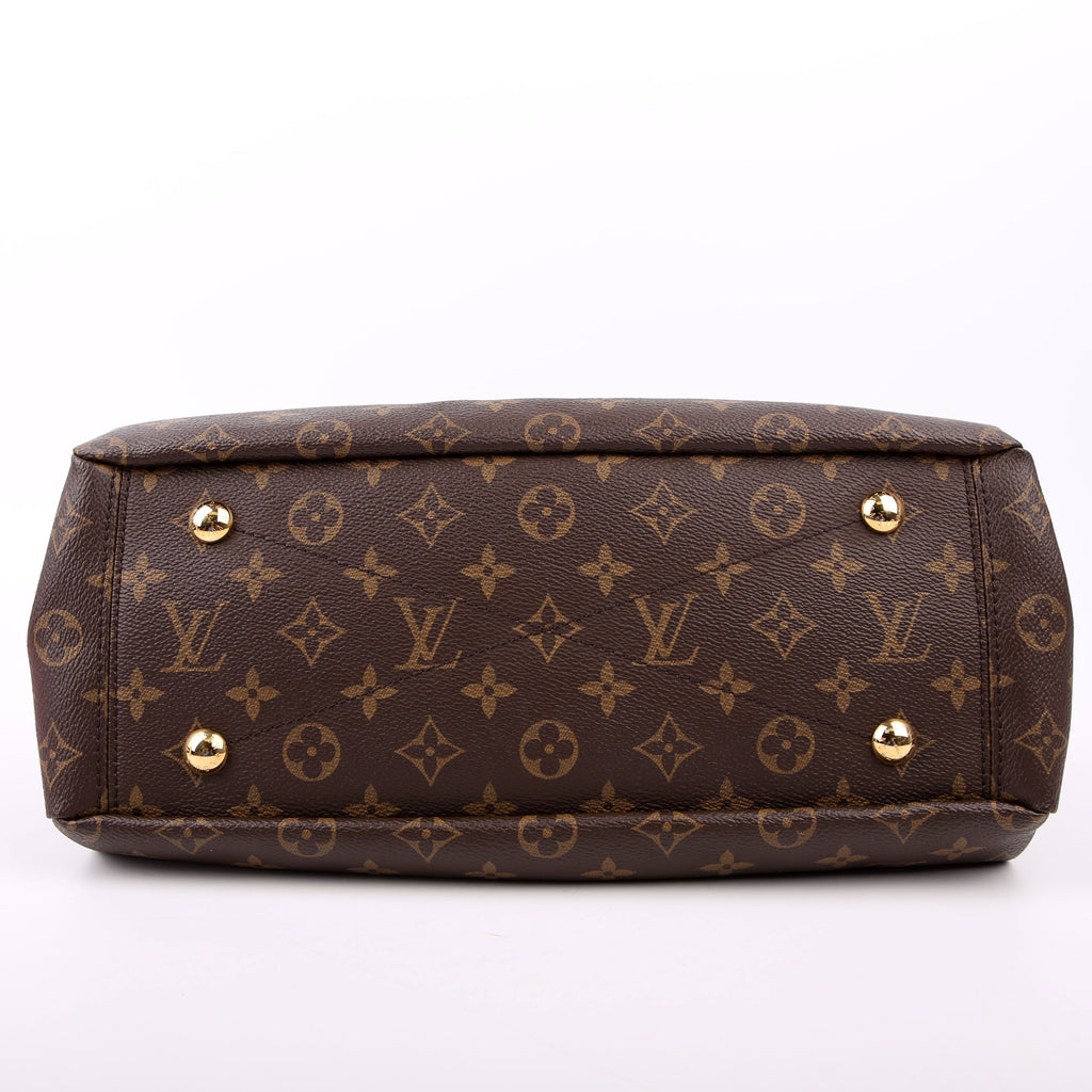 Pallas Tote Mono Leather Side Burgundy