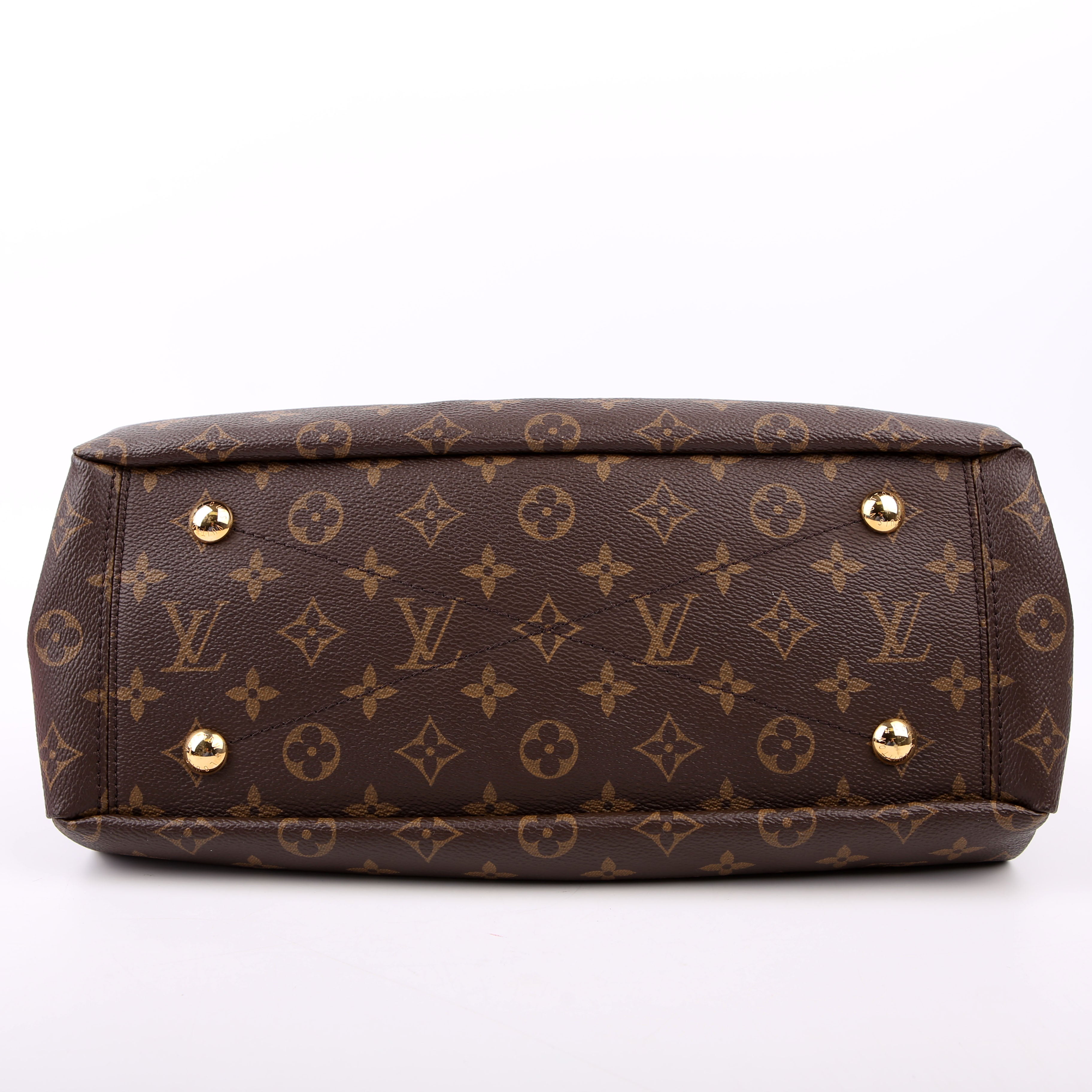 Pallas Tote Mono Leather Side Burgundy
