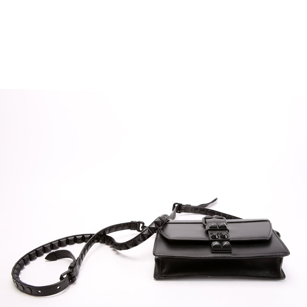 Prada Elektra City Calf Shoulder Black