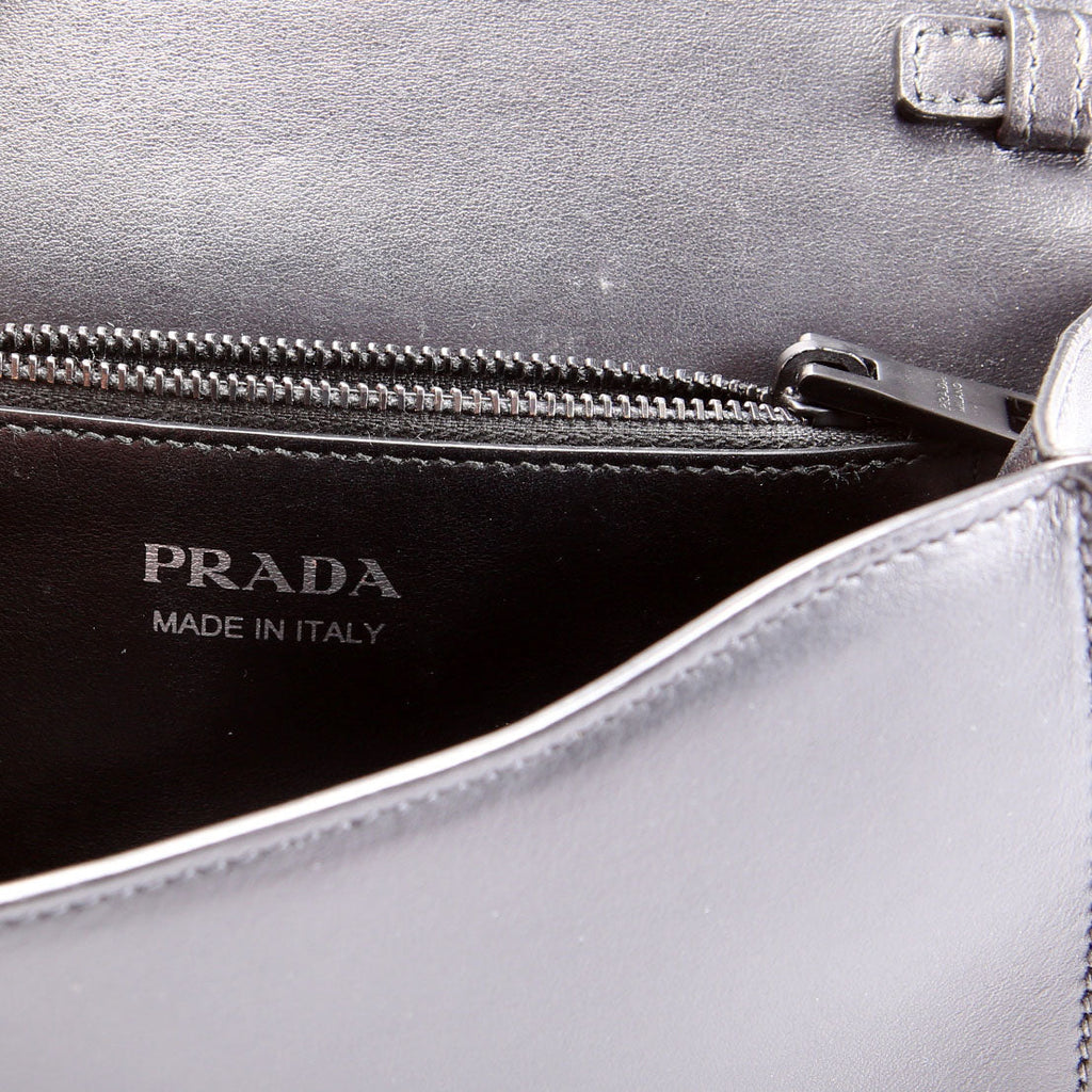 Prada Elektra City Calf Shoulder Black