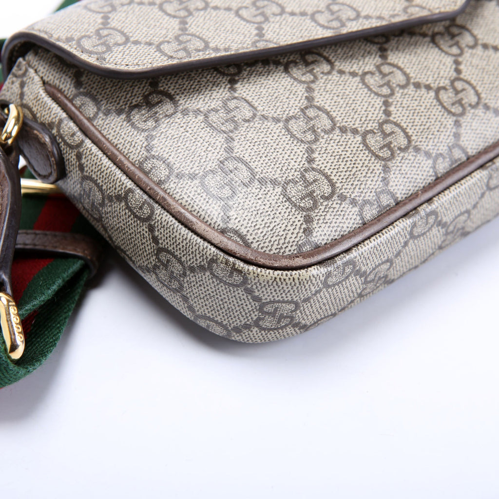 764961 GG Supreme Ophidia Mini Bag Brown