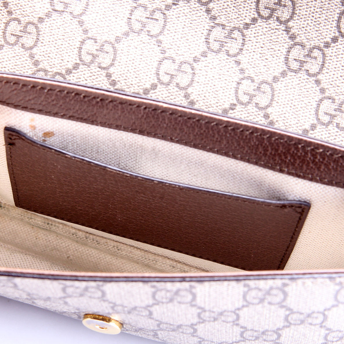 764961 GG Supreme Ophidia Mini Bag Brown