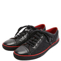 CC Cap Toe Sneakers Size 38.5 Black/Red