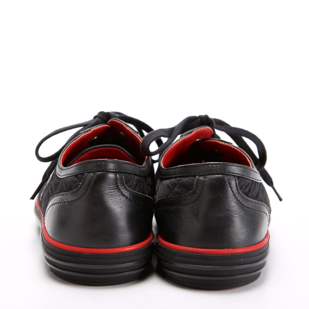 CC Cap Toe Sneakers Size 38.5 Black/Red