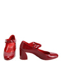 Miss Jane Patent 55MM Pumps Size 38.5 Red
