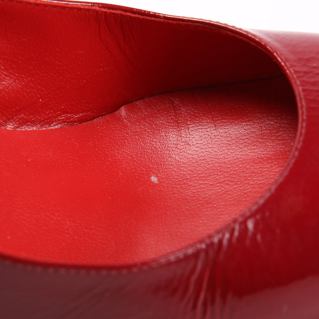 Miss Jane Patent 55MM Pumps Size 38.5 Red