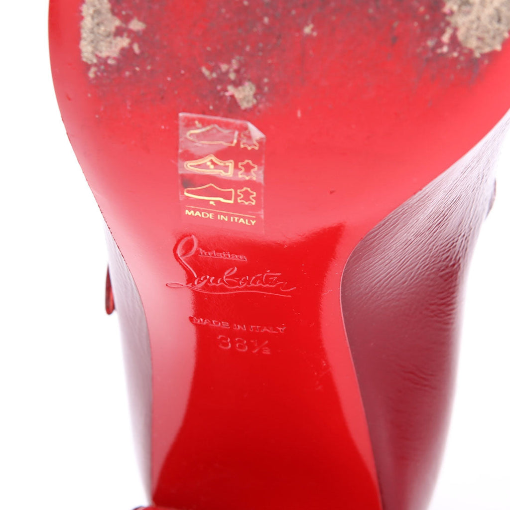 Miss Jane Patent 55MM Pumps Size 38.5 Red