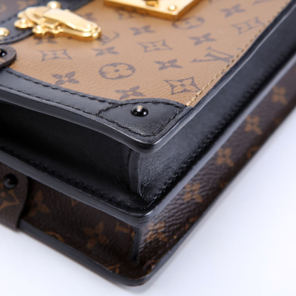 Trunk Clutch Reversed Monogram Black