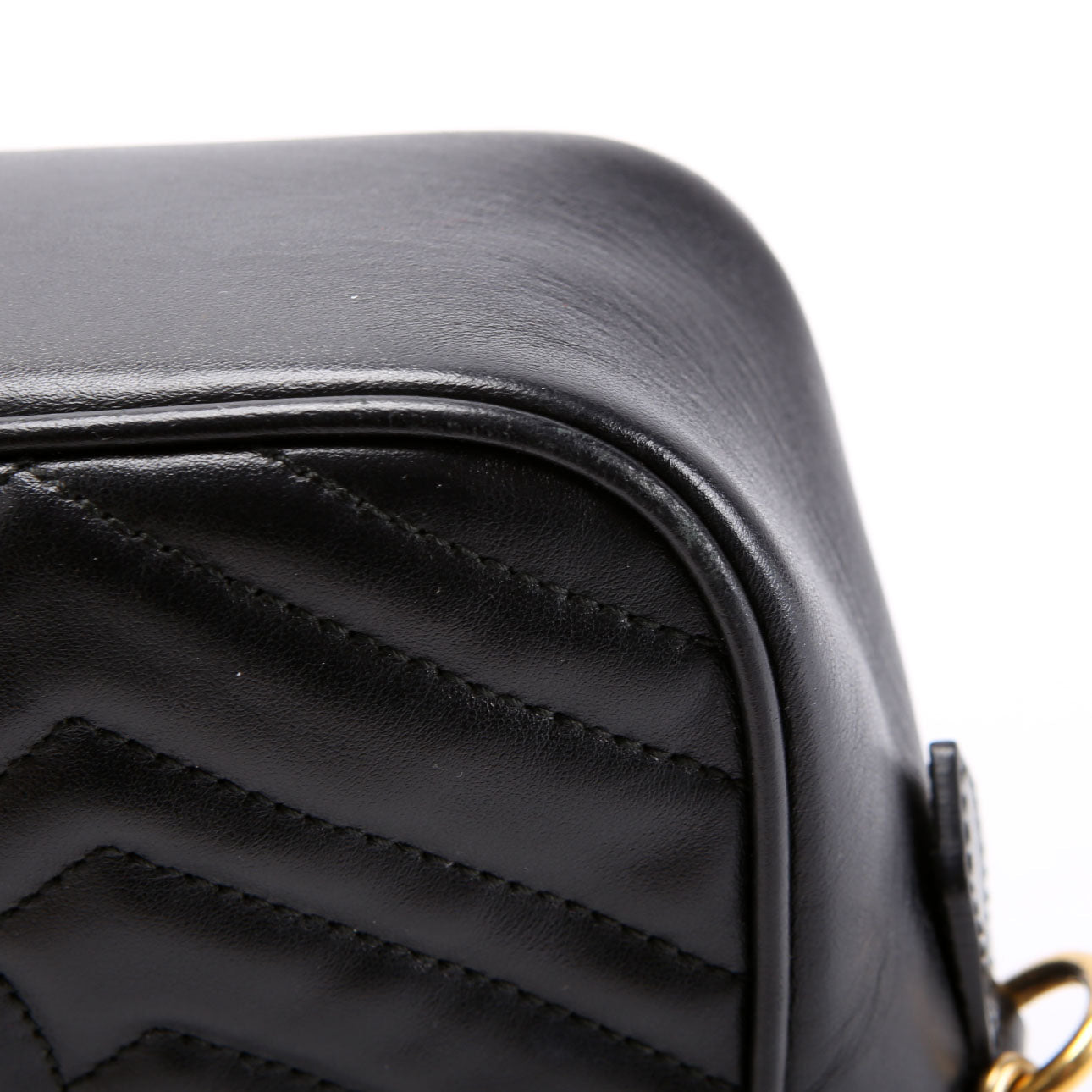 Gucci 447632 Marmont Small Leather Camera Black